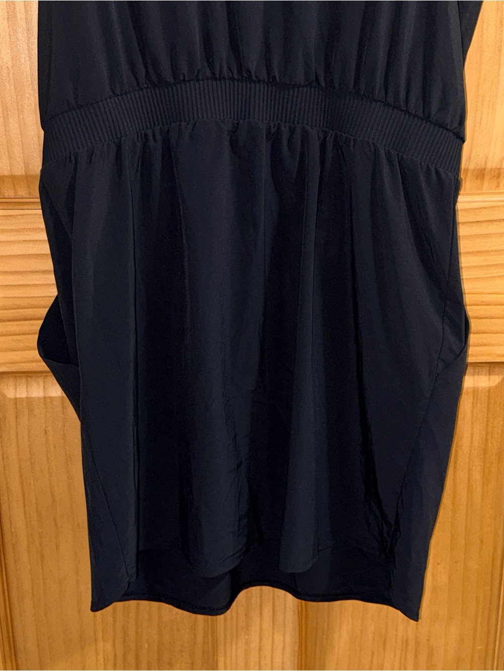 all in motion Black Sleeveless Drawstring Athletic Mini Dress-XL-EC - Picture 10 of 10